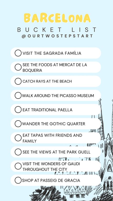 Known as a main hotspot in Spain, Barcelona is well known for a variety of things! From a massive football club, to beautiful grand buildings and delicious food, this city is bursting with life and things to do! Being a seaside city, Barcelona can be a great summer destination to enjoy dining, exploring and relaxing […] Spain To Do List, Spain Things To Do, Barcelona Spain Itinerary, Spain Travel Itinerary, Abroad Outfits, Barcelona Bucket List, Authentic Paella, Trip List, Barcelona Summer