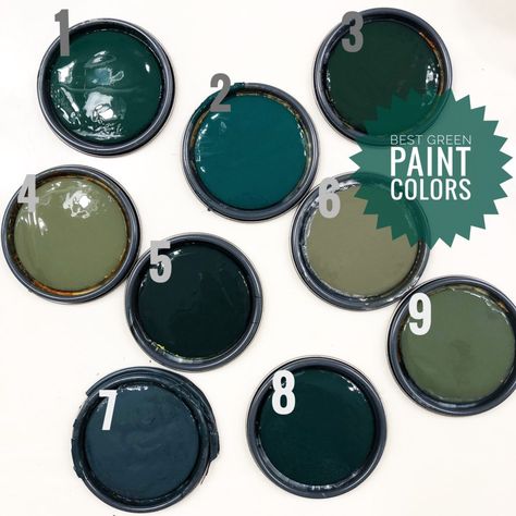 Best Green Paint Colors, Angela Rose Home, Best Greens, Emerald Green Paint, Essex Green, Green Everything, Angela Rose, Rose Diy, Blue Green Paints