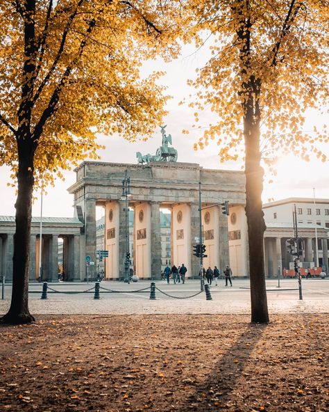 Fall In Berlin, Autumn In Berlin, Profiles Photos, Berlin Autumn, Visit Berlin, Foto Inspo, The Berlin Wall, Brandenburg Gate, Autumn Colours