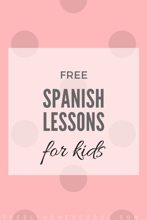 Spanish Words For Kids, Lessons For Kindergarten, Preschool Spanish Lessons, Kindergarten Spanish, Beginner Spanish Lessons, Teach Yourself Spanish, Free Spanish Lessons, Spanish Learning Activities, Preschool Spanish