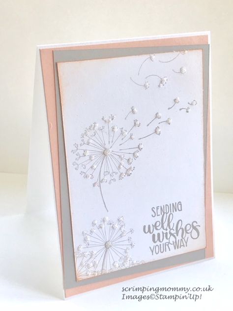 Inkylicious Cards, Dandelion Cards, Best Wishes Card, Dandelion Wishes, Journal Making, Cards Flowers, A Dandelion, Dandelion Wish, Ctmh Cards