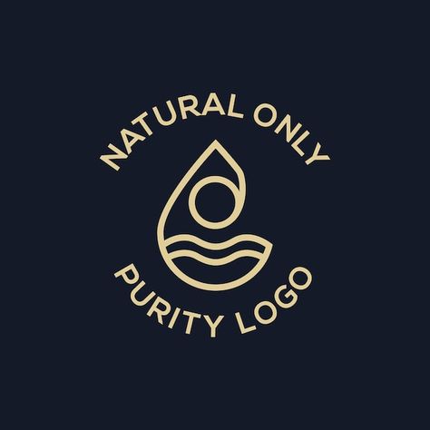 Luxury water purity logo illustration | Premium Vector #Freepik #vector #water-symbol #liquid-logo #water-logo #aqua-logo Logan Logo, Purity Symbol, Tk Logo, Liquid Logo, Aqua Logo, Tourism Logo, Water Symbol, Cafe Menu Design, Silly Face