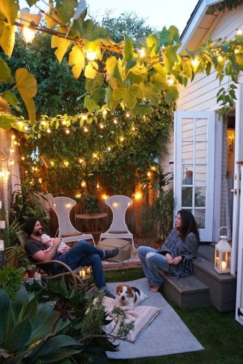 Stunning Side Yard Landscaping Ideas | Yardzen Bbq Shed, Garden Sitting Areas, Tiny Nursery, Tiny Garden Ideas, Online Landscape Design, Side Yard Landscaping, Diy Garden Fountains, Outdoor Sitting Area, Cozy Backyard