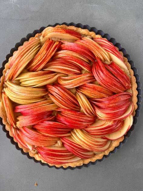 Apple frangipane tart  — Michelle Rabin Apple Frangipane Tart, Apple Frangipane, Gbbo Recipes, Rice Crispy Cereal, Ice Cold Water, Frangipane Tart, Tart Dough, Pumpkin Loaf, Apple Jelly