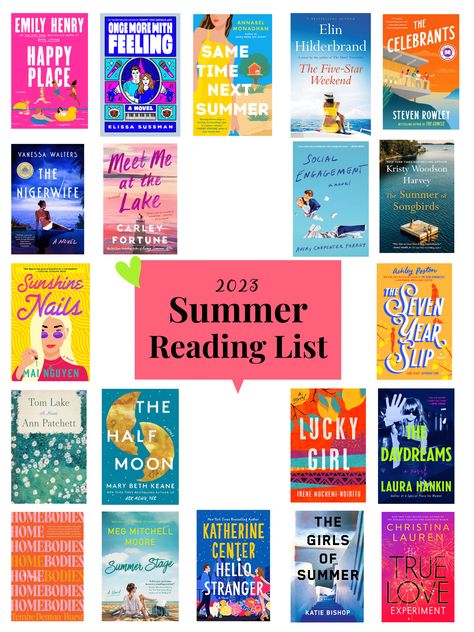 Summer Book List, Books Of The Year, Beach Reads, My 2023, My 2022, Summer Book, Beach Read, Teen Summer, Summer Reading Lists