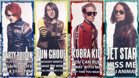 Killjoys Mcr, The Fabulous Killjoys, Kobra Kid, Fabulous Killjoys, Danger Days, Mcr Memes, Pin Man, Concept Album, I Love Mcr