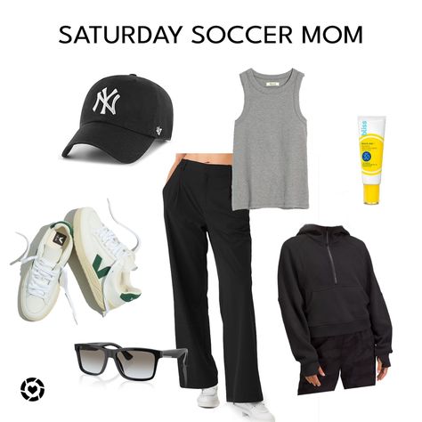 Soccer Mom outfit ready for Saturday full of games! #liketkit #LTKfamily Soccer Mom outfit ready for Saturday full of games! @shop.ltk Bling Denim Jacket, Soccer Mom Outfit Spirit Week, Soccer Game Outfits, Football Mom Outfit, Sports Mom Outfit, Soccer Mom Outfit, Soccer Mom Style, Mom Outfits Fall, Football Moms