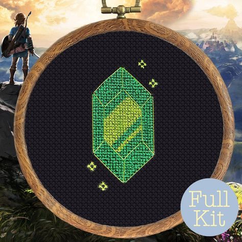 Zelda Embroidery, Zelda Cross Stitch, Grid Patterns, Markiplier Jacksepticeye, Patch Ideas, Stitch Stuff, Kawaii Crochet, Zelda Breath Of The Wild, Zelda Breath