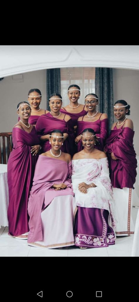 Ugandan Traditional Wear Women, Rwanda Wedding, Ugandan Traditional Wedding, Ugandan Traditional Wear, Gomesi Uganda Wedding, Nigerian Wedding, Traditional Attire, Traditional Wedding, Wedding Attire