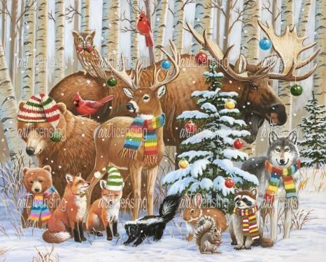 Larger Piece Jigsaw Puzzles, 300 Pieces Jigsaw Puzzle, Christmas Jigsaw Puzzles, Bits And Pieces, 1000 Piece Jigsaw Puzzles, Art Licensing, Magical Forest, Holiday Art, Epic Art