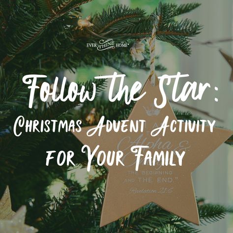 Follow The Star Christmas, Advent Family Activities, Christmas Devotionals, Christian Christmas Activities, Advent Calendar Christian, Advent Family, Advent Crafts, The Wise Men, Advent Ideas