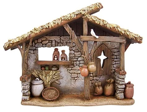 AmazonSmile: Christian Brands Bethlehem Nights Nativity Scene Creche Figurine, 12 1/4 Inch: Jewelry Nativity Of Jesus Christ, Nativity Of Jesus, Nativity Stable, Nativity Creche, Diy Nativity, Christmas Nativity Set, Birth Of Jesus Christ, Christmas Nativity Scene, Christmas Nativity