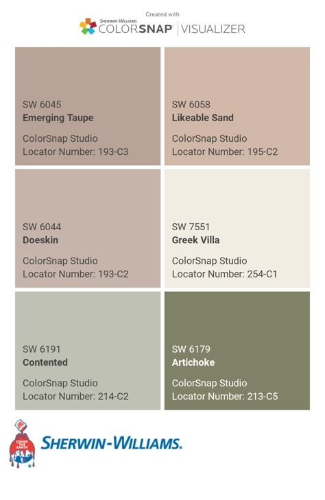 Blush Mauve Color Palette, Cozy Paint Colors Sherwin Williams, Sherwin Williams Temperate Taupe, Sw Greek Villa Color Palette, Earthy Neutral Color Palette Sherwin Williams, Doe Skin Sherwin Williams, Trusty Tan Sherwin Williams, Likable Sand Sherwin Williams, Sherwin Williams Likeable Sand