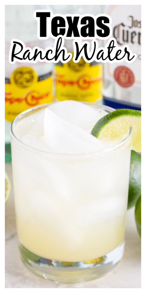 Glass of water and lime juice. Tequila And Rum Drinks, Drink Ideas With Tequila, Coconut Water Tequila Drinks, Texas Water Drink, Tequila And Tonic Drinks, Tequila And Sparkling Water, Blue Agave Tequila Drinks, Tequila Seltzer Drink, Jalapeno Tequila Drinks