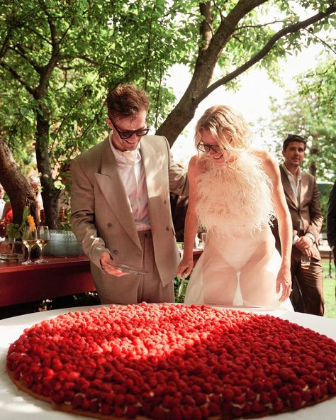 @PRosenkilde said “I do�” to @​​JeAuSo in Grundtvig’s Church, Copenhagen – wearing a sheer dress she had spent 50 hours hand sewing feathers onto. “It was worth it,” says the newlywed now. “The dress turned out to be everything I dreamed of.” At the link in bio, step inside their wedding celebrations. Photographed by @SidselAlling. Copenhagen Wedding, Step Inside, Sheer Dress, Celebrity Weddings, How To Know, Wedding Inspo, Copenhagen, Real Weddings, Hand Sewing