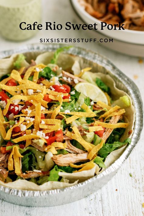 Copycat Cafe Rio Pork, Slow Cooker Cafe Rio Sweet Pork, Sweet Pork Salad Costa Vida, Instant Pot Cafe Rio Sweet Pork, Sweet Pork Cafe Rio, Cafe Rio Pork Crockpot, Costa Vida Sweet Pork, Copycat Cafe Rio Sweet Pork, Cafe Rio Sweet Pork Salad