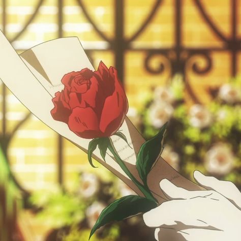 Violet Evergreen, Aesthetic Profile Picture Cartoon Soft, Anime Flower, Violet Evergarden Anime, Ghibli Artwork, Studio Ghibli Movies, Violet Evergarden, Ghibli Art, Anime Screenshots