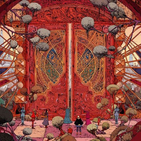 Kilian Eng, Moebius Art, By Kilian, Psy Art, Arte Cyberpunk, Wow Art, A Level Art, Environment Concept Art, Sci Fi Art