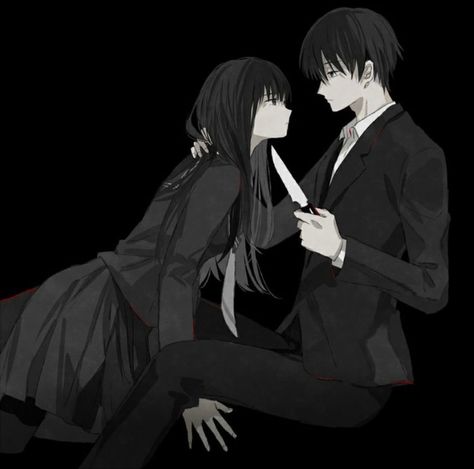 Manga Couples, Dark Art Illustrations, Cute Anime Profile Pictures, Anime Love Couple, Anime Poses Reference, Anime Couples Drawings, Dark Anime, Anime Poses, Cute Anime Couples