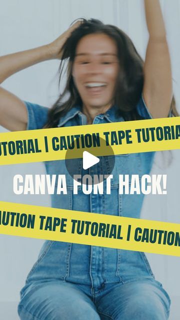 kate handling | canva + branding expert on Instagram: "CANVA CAUTION TAPE HACK  This one is super fun and easy to create using the Text Effects tool in Canva.  It creates a sort of caution tape effect 👌🏼  🤩 AND I added in a bonus animation tutorial at the end. Find out how to make the text in the lines look like they are scrolling.  First step to creating graphics like this in @canva?! 👉🏼 take my free workshop!  Comment WORKSHOP below and I’ll send you a link 🤍  #instagramtips #canvahack #canvatip #canvatricks #canvadesign #igtips #graphicdesign #canvatips #canva #canvasecrets #canvafonts #canvacreate #canvatutorials" Canva Branding, Scrolling Text, Diy Graphic Design, Caution Tape, Instagram Canva, Create Graphics, Animation Tutorial, Text Animation, Make Happy