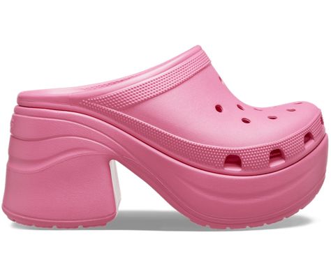 Siren Clog Trendy High Heel Clogs For Party, Trendy High Heel Clogs With Reinforced Heel, High Heel Crocs, Croc Heels, 6 Inch Heels, The Siren, Funky Shoes, Problem Solved, Clog Heels