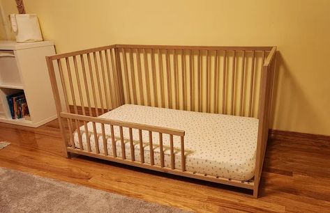 IKEA Sniglar Crib Hack: Convert Your Crib into a Toddler Bed with a Railing | by The Josh Speaks | Mar, 2023 | Medium Ikea Crib To Toddler Bed, Ikea Baby Bed Hack, Ikea Sniglar Crib Hack, Ikea Cot Hack, Ikea Crib To Floor Bed, Crib Converted To Toddler Bed, Sniglar Crib Hack, Sniglar Crib Nursery, Ikea Sniglar Hack