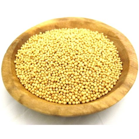 yellow-mustard-seed Chinese Mustard, Yellow Mustard Seeds, Fresh Spices, Herb Seasoning, Spices And Herbs, Yellow Mustard, Premium Ingredients, Natural Herbs, Mustard Seed