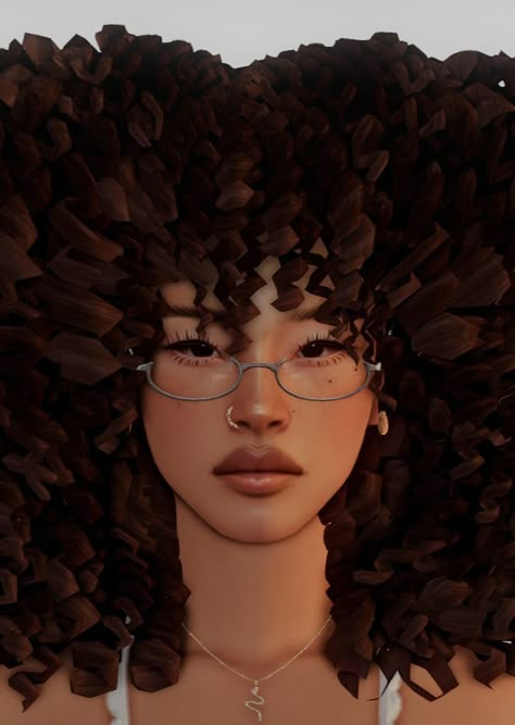 Sims 4 Afro Hair, Pretty Sims, Sims 4 Cc Eyes, Sims 4 Black Hair, Play Sims 4, Pelo Sims, Free Sims 4, Sims 4 Cc Skin, Tumblr Sims 4