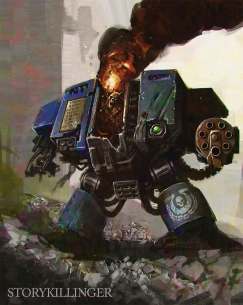 Redemptor Dreadnought 40k, Warhammer 40k Dreadnought Art, Warhammer 40k Dreadnought, Warhammer Dreadnought, Ultramarines Art, 40k Dreadnought, Warhammer Artwork, Space Marine Art, Castlevania Wallpaper