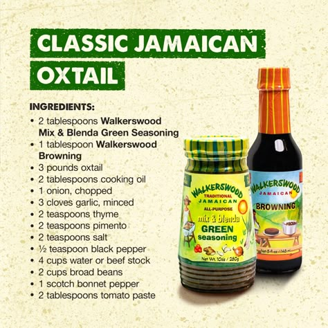 WW-Oxtail-recipe-SM-2 Authentic Oxtail Recipes Jamaican, Jamaica Oxtail Recipe, Caribbean Oxtail Recipes, Oxtails Jamaican, Jamaican Oxtail Recipes, Oxtail Recipes Jamaican, Jamaican Oxtails, Oxtail Recipes Easy, Ox Tails