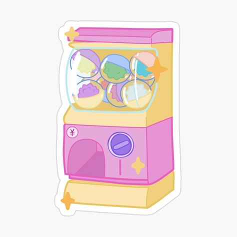 Konpeito Drawing, Konpeito Candy, Gachapon Machine, Gacha Machine, Toy Capsule, Cholo Art, Toy Machine, Candy Dispenser, Star Candy