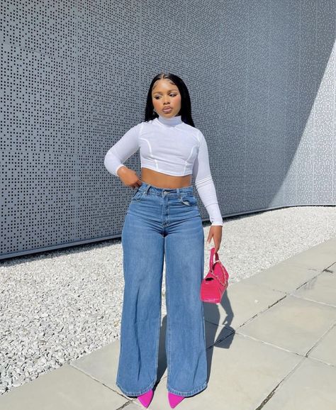 Fashion Aesthetic Pink, Boujee Fits, Spring Outfit Idea, Pink Spring, Aesthetic Pink, Black Women Fashion, Cute Simple Outfits, Fashion Aesthetic, Outfits Fashion