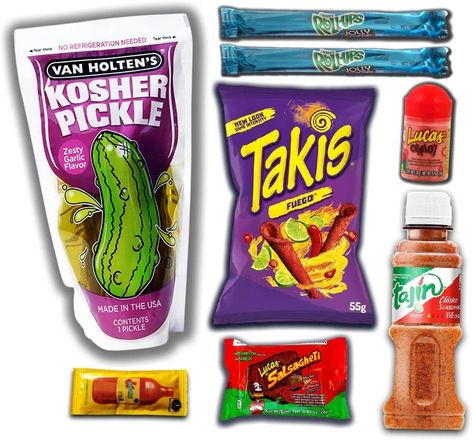 Tajin Fruit, Pickle Kit, Kosher Pickles, Tiktok Trends, Fruit Roll, Fruit Roll Ups, Roll Ups, Amazon Uk, Pickles