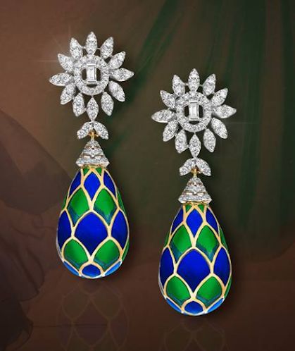 Shobha Asar Jewellery, Jewellery Portfolio, Earrings For Bride, Mehendi Ceremony, Planner Organisation, Lehenga Wedding, Engagement Earrings, Lehenga Saree, Classy Jewelry