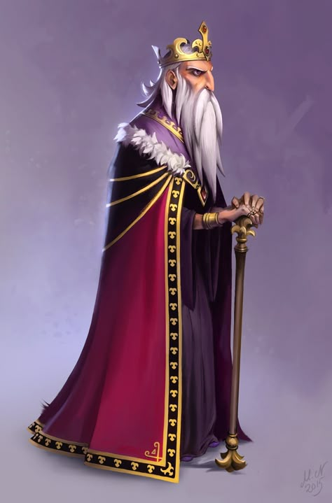 ArtStation - The Old King, Magnus Norén King Illustration, Disneysea Tokyo, King Cartoon, King Drawing, Idle Game, Roi Arthur, Old King, King Art, Concept Art Character