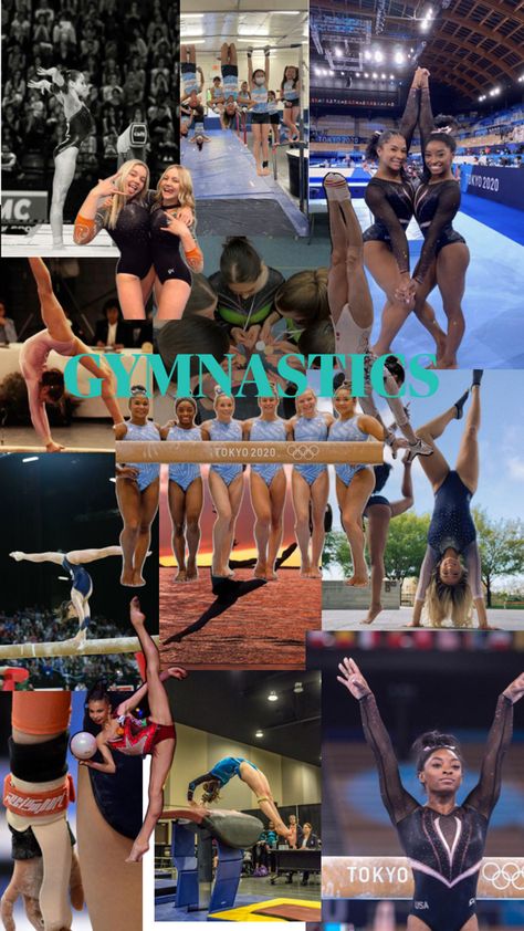 Gymnastics Olympics Aesthetic, Gymnastics Vision Board, Aesthetic Gymnastics Pictures, Turn Aesthetic, Gymnastics Collage, Gymnastics Poses For Pictures, Gymnastics Backgrounds, Gymnastics Aesthetic, Gymnastics Wallpaper