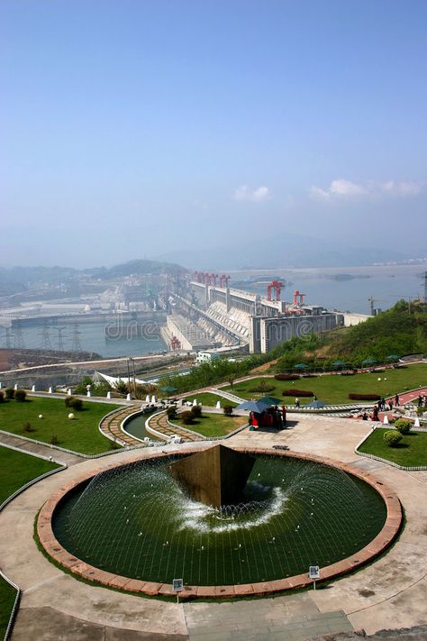 THREE GORGES DAM. On an exceptionally clear day , #Affiliate, #DAM, #GORGES, #exceptionally, #day, #clear #ad Three Gorges Dam, Photoshop Effects, Photoshop, Stock Photos