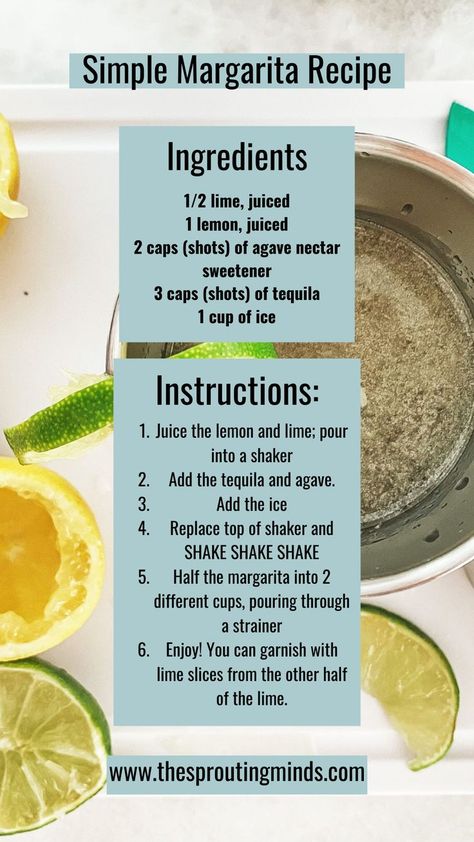 This is my go-to simple margarita recipe. This margarita recipe is perfect for serving over the rocks with a side of tortilla chips and guacamole! It's made with fresh lemons and limes and of course, some tasty tequila! Lime Margarita Recipe On The Rocks, How To Make A Margarita On The Rocks, Best Classic Margarita Recipe, Making Margaritas At Home, How To Make A Margarita, Authentic Margarita Recipe, On The Rocks Margarita, Margarita Recipes On The Rocks, Agave Margarita Recipe