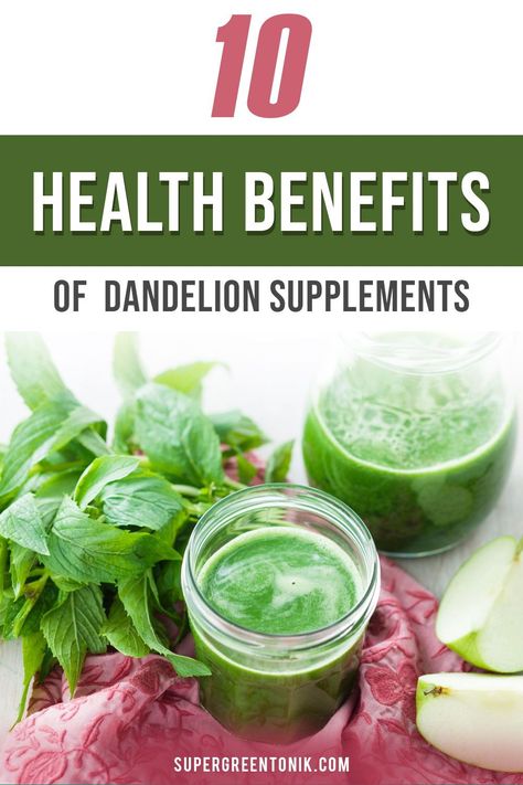 Check out these top 10 health benefits of dandelion supplements to help improve your health. Dandelion Supplements, Dandelion Supplement Benefits, Dandelion Greens Benefits, High Cholesterol Diet, High Potassium Foods, Dandelion Benefits, Green Superfood, Cholesterol Diet, Superfood Powder