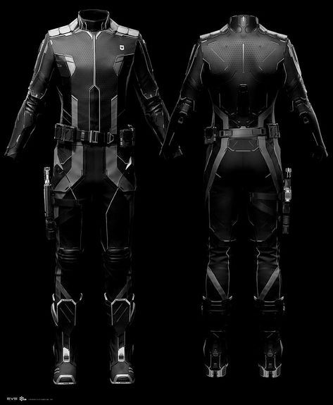 Sci Fi Exo Suit, Assasin Outfits Male Modern, Men Assassin Outfit, Fantasy Sci Fi Armor Male, Spy Suit Men, Futuristic Business Suit, Vigilante Suit Design Male, Futuristic Police Uniform, Spy Clothes Men