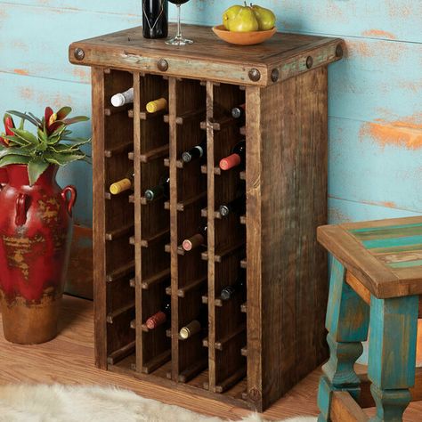 Western Ideas, Wine Rack Design, Rustic Wine Racks, Cave Basement, Ranch Ideas, Black Forest Decor, Wooden Wine Rack, Italy Wine, Wine Table