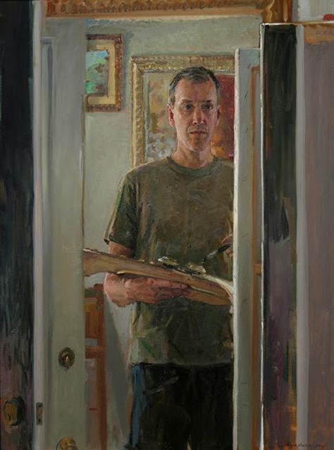 Aapo Pukk,  born on 1962 in Tartu, Estonia. Male Figure Painting, James Lloyd, Art Self Portraits, Watercolor Pencils Techniques, Artists Portraits, Self Portraiture, Art Reflection, New Painting Ideas, Paint Board