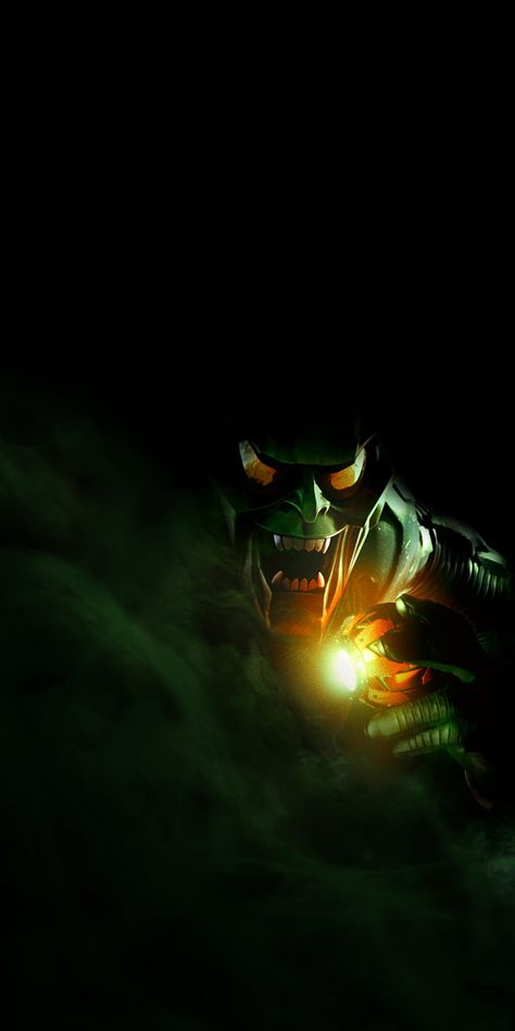 Villian Wallpapers Aesthetic, Green Goblin Pfp, Villian Wallpaper Aesthetic, Green Goblin Aesthetic, Green Goblin Wallpaper, Green Goblin Art, Goblin Spiderman, Villain Mentality, Green Goblin Spiderman