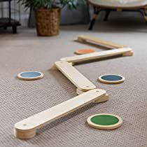 Check this out! Wooden Hinges, New Step, The Floor Is Lava, Montessori Furniture, Learning Tower, Kids Holiday Gifts, Balance Beam, Play Gym, Balance Board