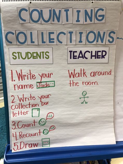 Counting Lessons Kindergarten, Counting Collections 2nd Grade, Counting Collections First Grade, Counting Collections Kindergarten, Counting Collections, Math Questions, Primary Maths, Kindergarten Lessons, Activities Preschool