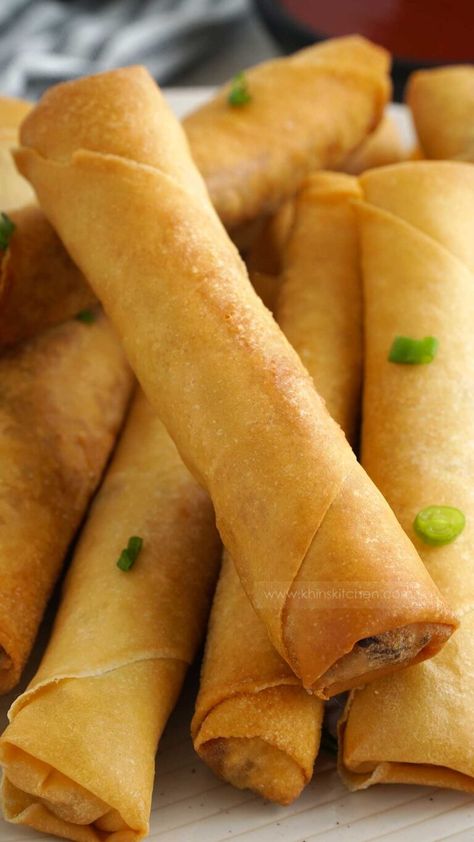 Prawn Spring Rolls - Khin's Kitchen - Chinese Spring Rolls Recipes Prawn Spring Rolls Recipe, Chinese Roll, Chinese Prawns, Spring Rolls Recipe Shrimp, Chinese Rolls, Spring Roll Recipes, Sweet And Sour Prawns, Fish Roll, Chinese Spring Rolls