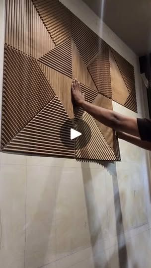 16K views · 6.3K reactions | Transform your space from simple to stunning with 3D PVC panels!

Watch as this plain wall turns into a classy, luxurious masterpiece with these wooden texture 3d pvc panels in rich brown, providing perfect 3d effect. 

🔸 Premium quality for a high-end look and feel.
🔸 Waterproof and durable, perfect for any environment.
🔸 Scratch-resistant that keeps your walls looking pristine.
🔸 Easy to install - hassle-free application.
🔸 Versatile designs for any decor style.

These 3D PVC panels are one of the favorite decor among interior designers for their premium quality and ability to instantly elevate any space with a touch of luxury and sophistication.

[PVC Panels, Interior Décor, Wall Panels]

#Interiors #pvcdecor #3dpvcpanels #panels #decorpanels #homeinter Plain Wall, Pvc Panels, Wooden Texture, Textured Canvas, Textured Canvas Art, Wall Decor Design, 3d Effect, The Favorite, Canvas Texture