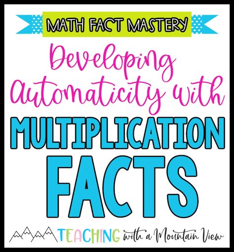 Mastering Multiplication Facts, Multiplication Math Facts, Multiplication Facts Songs, How To Teach Math Facts, How To Teach Multiplication Facts, Math Fact Fluency Multiplication, Memorize Multiplication Facts, Multiplication Games With Cards, Multiplication Facts Party