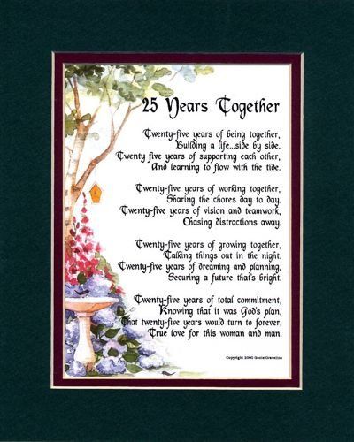 25th Anniversary Quotes And Poems by @quotesgram 25 Anniversary Quotes, 25th Wedding Anniversary Gift Ideas, 25th Wedding Anniversary Quotes, 25th Anniversary Quotes, 25 Years Together, Wedding Anniversary Poems, Silver Wedding Anniversary Party, Anniversary Verses, 25th Wedding Anniversary Gift