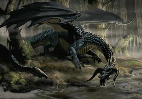 Chromatic Dragon, D D Monsters, Dnd Dragons, Dragon Rpg, Pet Dragon, Forgotten Realms, Dnd Art, Fantasy Monster, Dragon Artwork